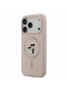 Karl Lagerfeld Karl Lagerfeld Liquid Silicone Karl and Choupette MagSafe Задний Чехол за iPhone 17 Pro Pink