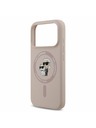Karl Lagerfeld Karl Lagerfeld Liquid Silicone Karl and Choupette MagSafe Задний Чехол за iPhone 17 Pro Pink