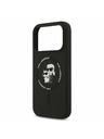 Karl Lagerfeld Karl Lagerfeld Liquid Silicone Karl and Choupette MagSafe Задний Чехол за iPhone 17 Pro Black