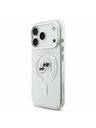 Karl Lagerfeld Karl Lagerfeld IML K&CH Heads Metal Frame MagSafe Заден калъф за iPhone 17 Pro Transparent