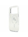 Karl Lagerfeld Karl Lagerfeld IML K&CH Heads Metal Frame MagSafe Заден калъф за iPhone 17 Pro Transparent