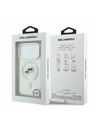 Karl Lagerfeld Karl Lagerfeld IML K&CH Heads Metal Frame MagSafe Заден калъф за iPhone 17 Pro Transparent