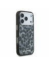 Karl Lagerfeld Karl Lagerfeld IML Leopard MagSafe Заден калъф за iPhone 17 Pro Grey