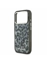 Karl Lagerfeld Karl Lagerfeld IML Leopard MagSafe Заден калъф за iPhone 17 Pro Grey