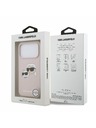Karl Lagerfeld Karl Lagerfeld Liquid Silicone Double Heads MagSafe Заден калъф за iPhone 17 Pro Pink