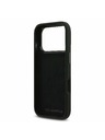 Karl Lagerfeld Karl Lagerfeld Liquid Silicone Metal Ikonik Заден калъф за iPhone 17 Pro Black