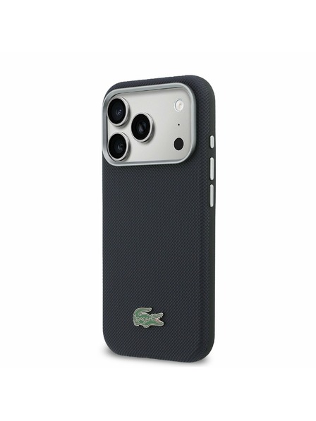 Lacoste Lacoste PVC Petit Pique Semi Wrap MagSafe Калъф за iPhone 17 Pro Navy