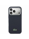 Lacoste Lacoste PVC Petit Pique Semi Wrap MagSafe Калъф за iPhone 17 Pro Navy