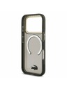 Lacoste Lacoste PC/TPU Frosted Finish Gold Logo MagSafe Заден калъф за iPhone 17 Pro Black