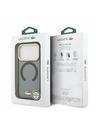 Lacoste Lacoste PC/TPU Frosted Finish Gold Logo MagSafe Заден калъф за iPhone 17 Pro Black