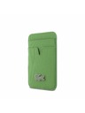 Lacoste Lacoste Iconic Petit Pique MagSafe Заден калъф + Портфейл за iPhone 17 Pro Green
