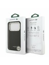 Lacoste Lacoste PU Leather Champs Elysees MagSafe Заден калъф за iPhone 17 Pro Black