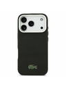 Lacoste Lacoste PVC Iconic Petit Pique Metal Logo MagSafe Заден калъф за iPhone 17 Pro Black