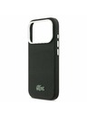 Lacoste Lacoste PVC Iconic Petit Pique Metal Logo MagSafe Заден калъф за iPhone 17 Pro Black