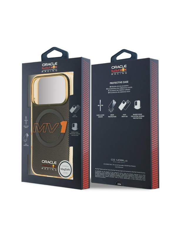 Red Bull Red Bull PC Double Layer MV1 MagSafe Заден калъф за iPhone 17 Pro Grey