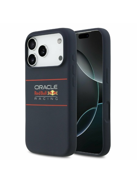 Red Bull Red Bull Silicone Horizontal Logo MagSafe Заден калъф за iPhone 17 Pro Navy