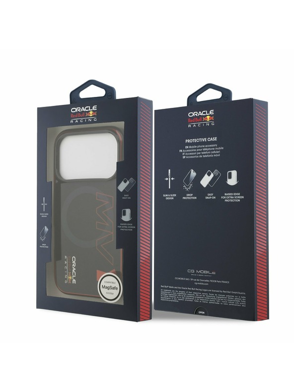 Red Bull Red Bull PC Double Layer Vertical MV1 MagSafe Заден калъф за iPhone 17 Pro Navy