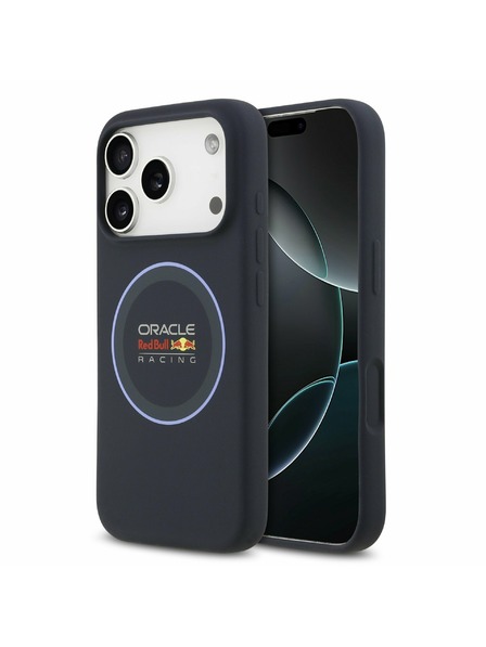 Red Bull Red Bull Silicone Blue Ring MagSafe Заден калъф за iPhone 17 Pro Navy