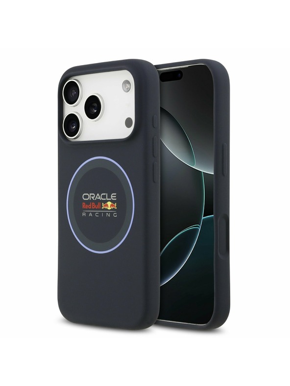 Red Bull Red Bull Silicone Blue Ring MagSafe Заден калъф за iPhone 17 Pro Navy