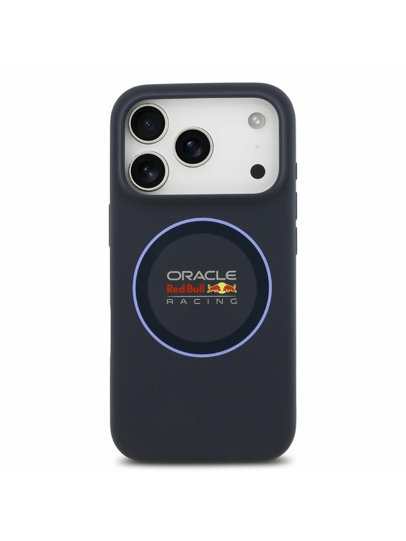 Red Bull Red Bull Silicone Blue Ring MagSafe Заден калъф за iPhone 17 Pro Navy