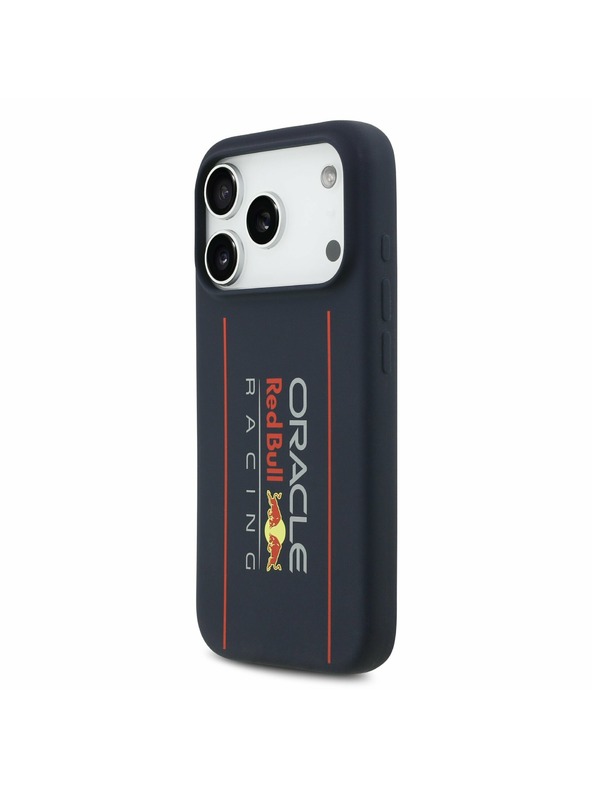 Red Bull Red Bull Silicone Vertical Logo MagSafe Заден калъф за iPhone 17 Pro Navy