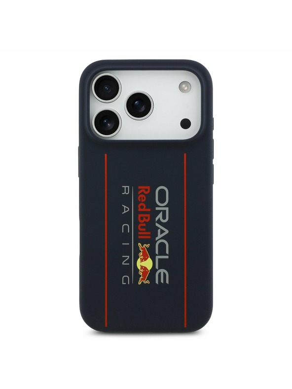 Red Bull Red Bull Silicone Vertical Logo MagSafe Заден калъф за iPhone 17 Pro Navy