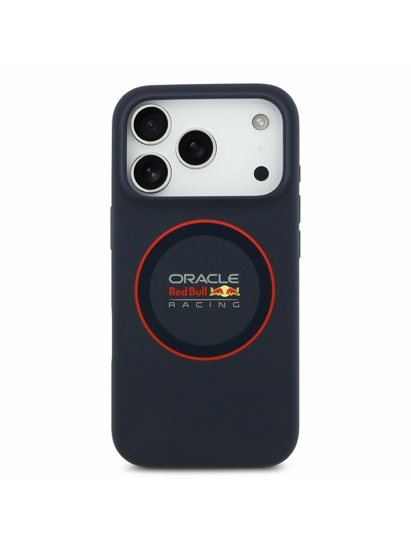 Red Bull Red Bull Silicone Red Ring MagSafe Заден калъф за iPhone 17 Pro Navy