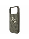 Guess Guess PU 4G Metal Logo Задний калъф за iPhone 17 Pro Max Brown