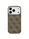 Guess Guess 4G MagSafe Задний калъф за iPhone 17 Pro Max Brown