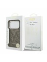 Guess Guess 4G MagSafe Задний калъф за iPhone 17 Pro Max Brown