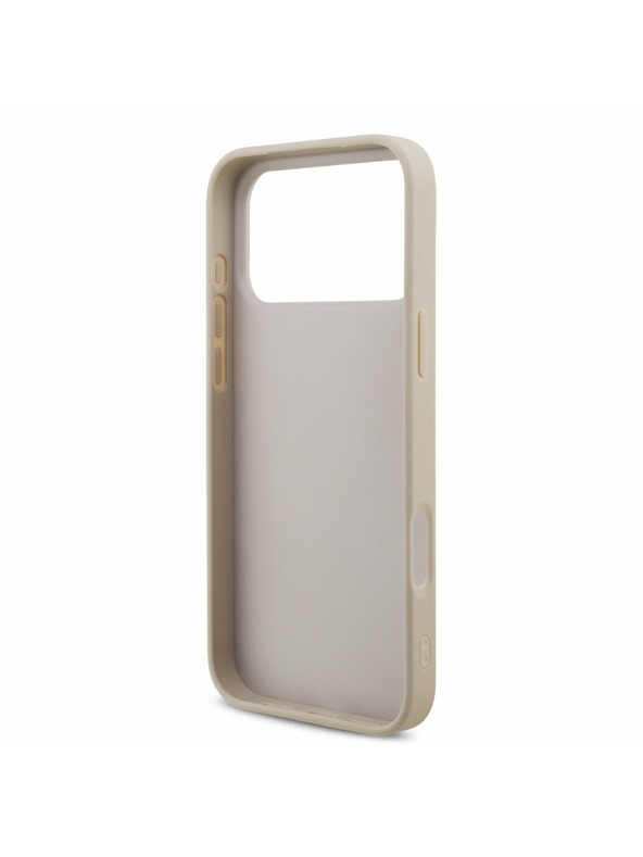 Guess Guess PU 4G Metal Logo Задний калъф за iPhone 17 Pro Max Pink