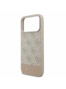 Guess Guess PU 4G Stripe Задний калъф за iPhone 17 Pro Max Pink