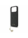 Guess Guess 4G Charm MagSafe Задний калъф за iPhone 17 Pro Max Tone on Tone Grey