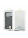 Guess Guess 4G Charm MagSafe Задний калъф за iPhone 17 Pro Max Tone on Tone Grey