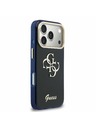 Guess Guess IML 4G Script Metal Logo Задний калъф за iPhone 17 Pro Max Blue