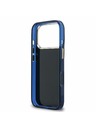 Guess Guess IML 4G Script Metal Logo Задний калъф за iPhone 17 Pro Max Blue