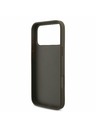 Guess Guess PU 4G Metal Logo Strap Задний калъф за iPhone 17 Pro Max Brown