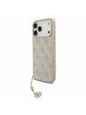 Guess Guess 4G Charm MagSafe Задний калъф за iPhone 17 Pro Max Tone on Tone Pink