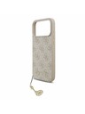 Guess Guess 4G Charm MagSafe Задний калъф за iPhone 17 Pro Max Tone on Tone Pink