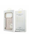 Guess Guess PU Grained 4G Logo Stand Camera Frame Задний калъф за iPhone 17 Pro Max Pink