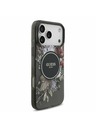 Guess Guess IML Flowers Strap MagSafe Задний Чехол за iPhone 17 Pro Max Black
