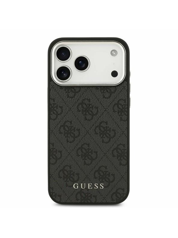 Guess Guess 4G MagSafe Задний Чехол за iPhone 17 Pro Max Black