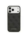 Guess Guess 4G MagSafe Задний Чехол за iPhone 17 Pro Max Black
