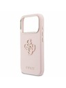 Guess Guess PU Resin Logo Задний Чехол за iPhone 17 Pro Max Pink
