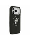Karl Lagerfeld Karl Lagerfeld Liquid Silicone Karl and Choupette MagSafe Задний Чехол за iPhone 17 Pro Max Black
