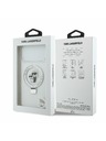 Karl Lagerfeld Karl Lagerfeld Ringstand Karl and Choupette MagSafe Задний Чехол за iPhone 17 Pro Max White