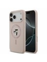 Karl Lagerfeld Karl Lagerfeld Liquid Silicone Karl and Choupette MagSafe Задний Чехол за iPhone 17 Pro Max Pink