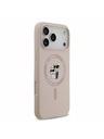 Karl Lagerfeld Karl Lagerfeld Liquid Silicone Karl and Choupette MagSafe Задний Чехол за iPhone 17 Pro Max Pink