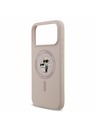 Karl Lagerfeld Karl Lagerfeld Liquid Silicone Karl and Choupette MagSafe Задний Чехол за iPhone 17 Pro Max Pink