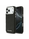 Karl Lagerfeld Karl Lagerfeld Grained PU Repeated Logo MagSafe Задний Чехол за iPhone 17 Pro Max Black